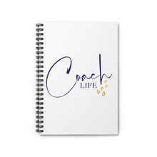 Load image into Gallery viewer, "Coach Life" Spiral Notebook