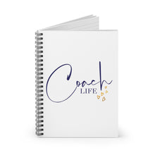 Load image into Gallery viewer, "Coach Life" Spiral Notebook