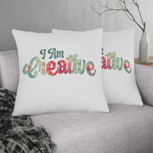 Load image into Gallery viewer, "I Am Creative" Pillow