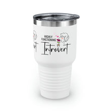 Load image into Gallery viewer, Copy of "Happily Introverted" Ringneck Tumbler, 30oz