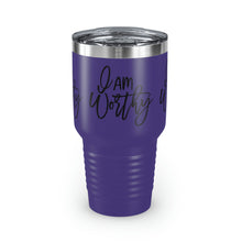 Load image into Gallery viewer, "I Am Worthy" Ringneck Tumbler, 30oz