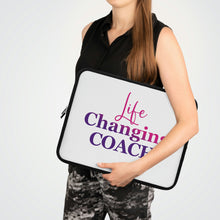 Load image into Gallery viewer, "Life Changing Coach" Laptop Sleeve