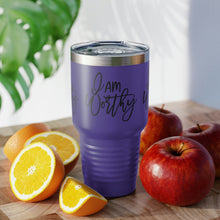 Load image into Gallery viewer, "I Am Worthy" Ringneck Tumbler, 30oz