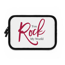 Load image into Gallery viewer, "You Rock My World" Laptop Sleeve