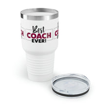Load image into Gallery viewer, "Best Coach Ever" Ringneck Tumbler, 30oz