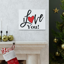 Load image into Gallery viewer, "I Love You" Classic Canvas