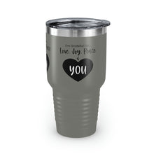 Load image into Gallery viewer, I'm Grateful For Love, Joy, Peace and You" Ringneck Tumbler, 30oz
