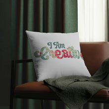 Load image into Gallery viewer, "I Am Creative" Pillow