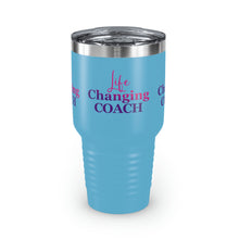 Load image into Gallery viewer, "Life Changing Coach" Ringneck Tumbler, 30oz