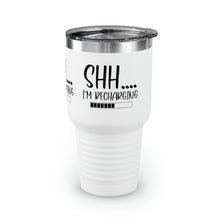 Load image into Gallery viewer, "Shh I'm Recharging" Ringneck Tumbler, 30oz