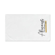 Load image into Gallery viewer, "Always Be Coachable" Hand Towel