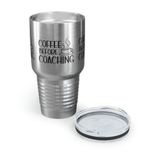 Load image into Gallery viewer, "Coffee Before Coaching" Ringneck Tumbler, 30oz