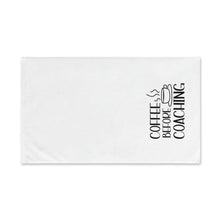 Load image into Gallery viewer, "Coffee Before Coaching" Hand Towel