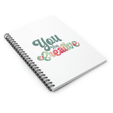Load image into Gallery viewer, "You Are Creative" Wide Ruled Spiral (Inspirational) Notebook
