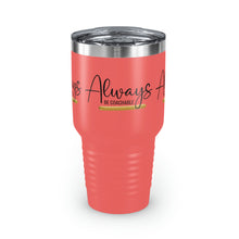 Load image into Gallery viewer, "Always Be Coachable" Ringneck Tumbler, 30oz