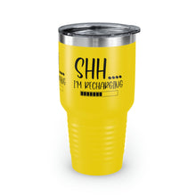 Load image into Gallery viewer, "Shh I'm Recharging" Ringneck Tumbler, 30oz