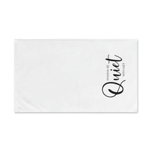 Load image into Gallery viewer, "Wanna Be Quiet With Me" Hand Towel