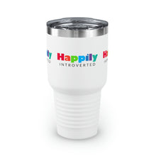 Load image into Gallery viewer, "Happily Introverted" Ringneck Tumbler, 30oz