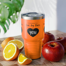 Load image into Gallery viewer, I'm Grateful For Love, Joy, Peace and You" Ringneck Tumbler, 30oz