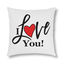 Load image into Gallery viewer, "I Love You" Pillow