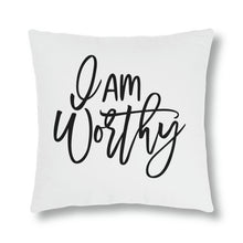 Load image into Gallery viewer, "I Am Worthy" Pillow