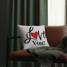 Load image into Gallery viewer, "I Love You" Pillow