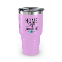 Load image into Gallery viewer, "Home Is Where The Introvert Is" Ringneck Tumbler, 30oz