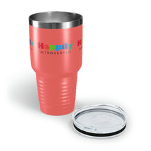 Load image into Gallery viewer, "Happily Introverted" Ringneck Tumbler, 30oz