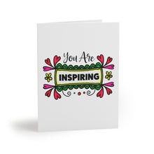 Load image into Gallery viewer, You Are Inspiring" Greeting Cards (8, 16, and 24 pcs)