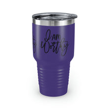 Load image into Gallery viewer, "I Am Worthy" Ringneck Tumbler, 30oz