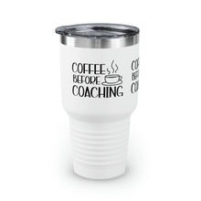 Load image into Gallery viewer, "Coffee Before Coaching" Ringneck Tumbler, 30oz