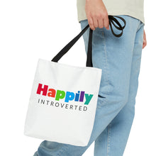 Load image into Gallery viewer, "Happily Introverted" Tote Bag