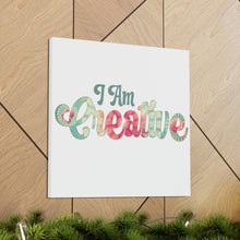 Load image into Gallery viewer, "I Am Creative" Classic Canvas
