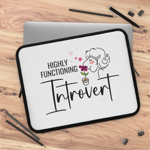 Load image into Gallery viewer, "Highly Functioning Introvert" Laptop Sleeve
