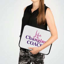 Load image into Gallery viewer, "Life Changing Coach" Laptop Sleeve