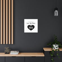 Load image into Gallery viewer, "I'm Grateful For Love, Joy, Peace & You" Classic Canvas