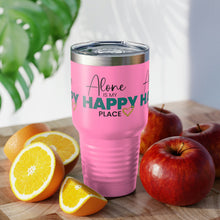 Load image into Gallery viewer, "Alone Is My Happy Place" Ringneck Tumbler, 30oz