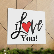 Load image into Gallery viewer, "I Love You" Classic Canvas