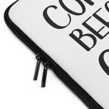 Load image into Gallery viewer, "Coffee Before Coaching" Laptop Sleeve