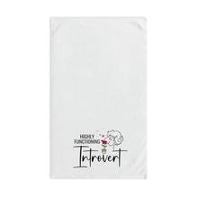 Load image into Gallery viewer, "Highly Functioning Introvert" Hand Towel