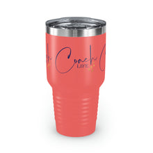 Load image into Gallery viewer, "Coach Life" Ringneck Tumbler, 30oz