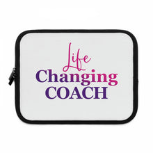 Load image into Gallery viewer, "Life Changing Coach" Laptop Sleeve