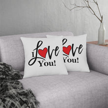 Load image into Gallery viewer, "I Love You" Pillow