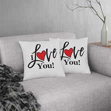 Load image into Gallery viewer, "I Love You" Pillow