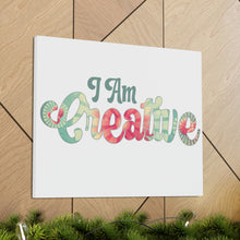 Load image into Gallery viewer, "I Am Creative" Classic Canvas