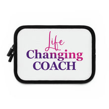 Load image into Gallery viewer, "Life Changing Coach" Laptop Sleeve