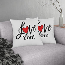 Load image into Gallery viewer, "I Love You" Pillow