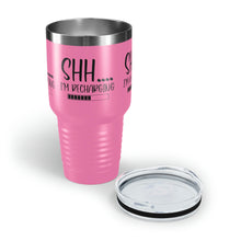 Load image into Gallery viewer, "Shh I'm Recharging" Ringneck Tumbler, 30oz