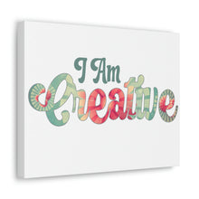 Load image into Gallery viewer, "I Am Creative" Classic Canvas