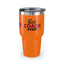 Load image into Gallery viewer, "Best Coach Ever" Ringneck Tumbler, 30oz